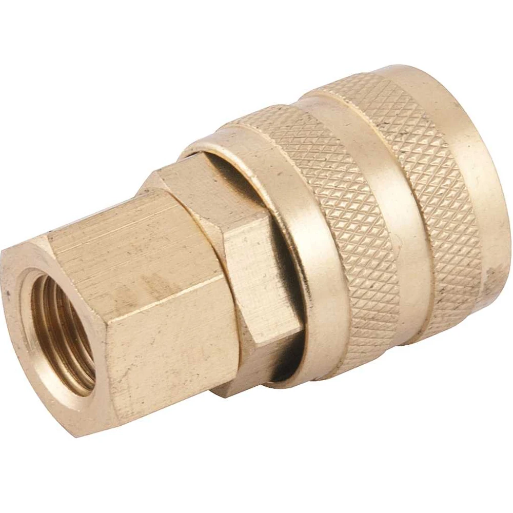 Engate Rápido Fêmea 1/4"X1/4" em Latão Vonder