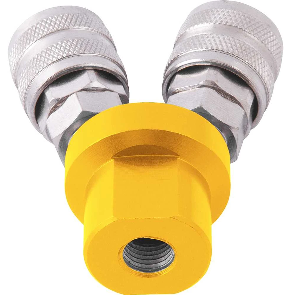 Engate Rápido 1/4" Duplo em Latão Vonder