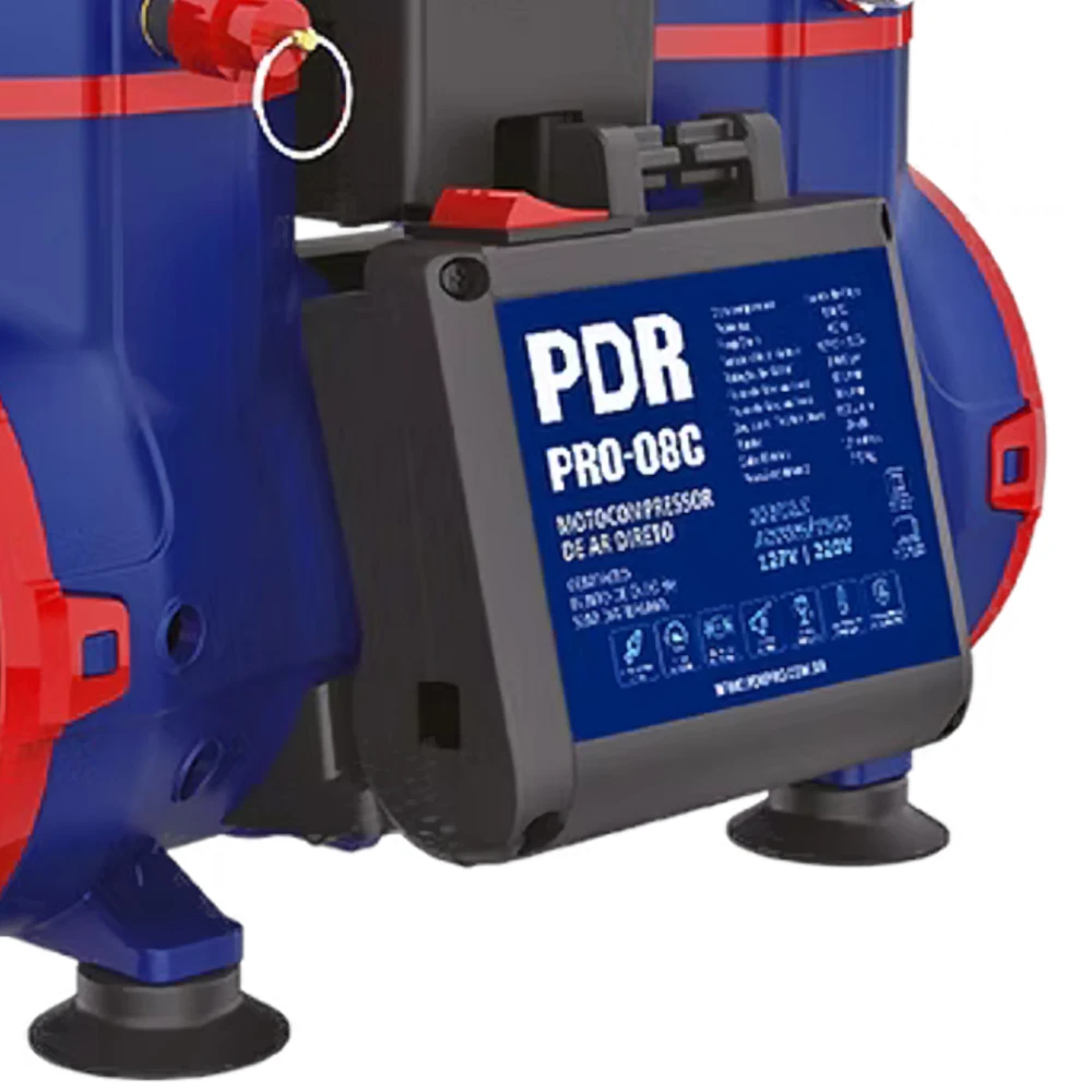 Motocompressor De Ar Direto 830W 127V/220V PRO08C PDR