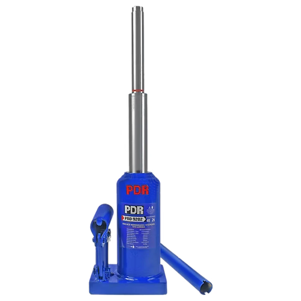 Macaco Hidráulico Tipo Garrafa 2 Estágios 4t/2t PRO9202 PDR