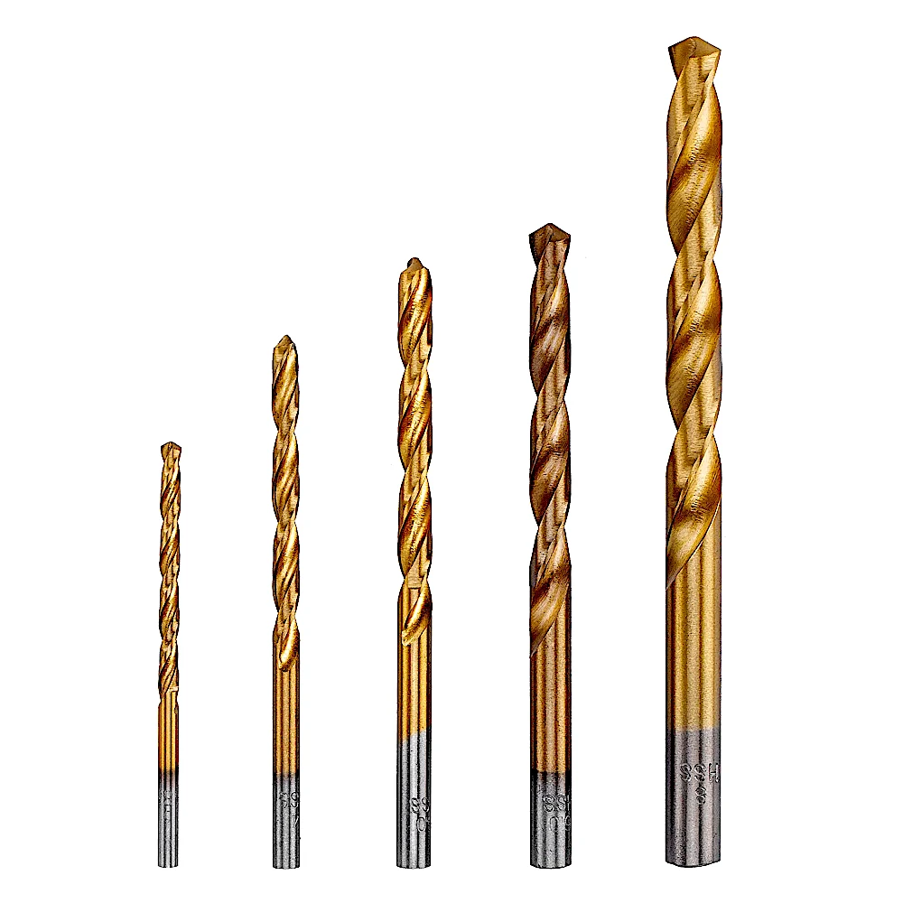 Jogo de Brocas A/R 3 a 8mm Revestimento De Titanio MTX