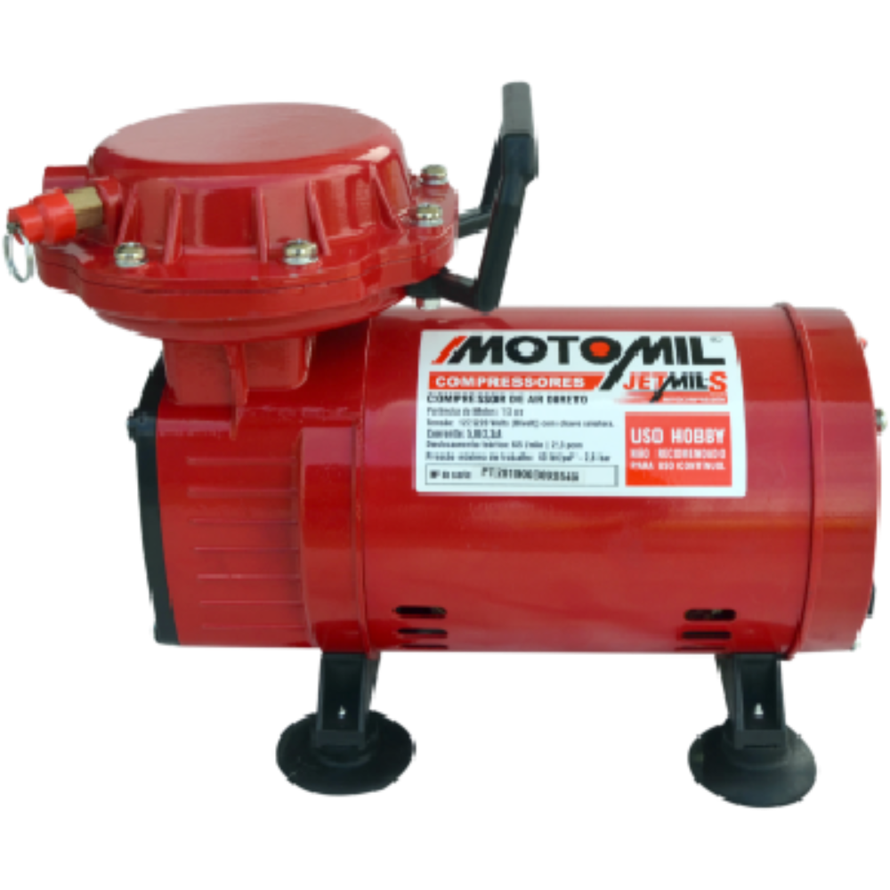 Motocompressor Jetmil-S 2,3 Pés Hobby 1/2HP 127/220V