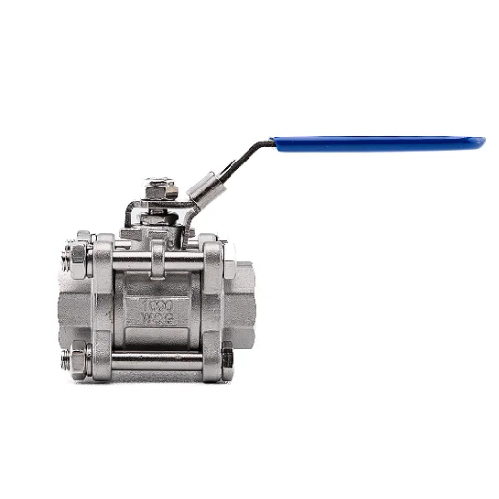 Registro Esfera Tripartido 3/4 INOX 304 Passa Plena Bremen