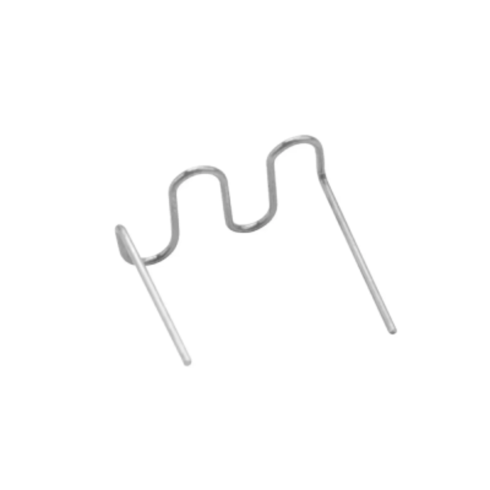 Grampo Ondulado para Solda Plástica 0,8mm com 50 Peças Noll