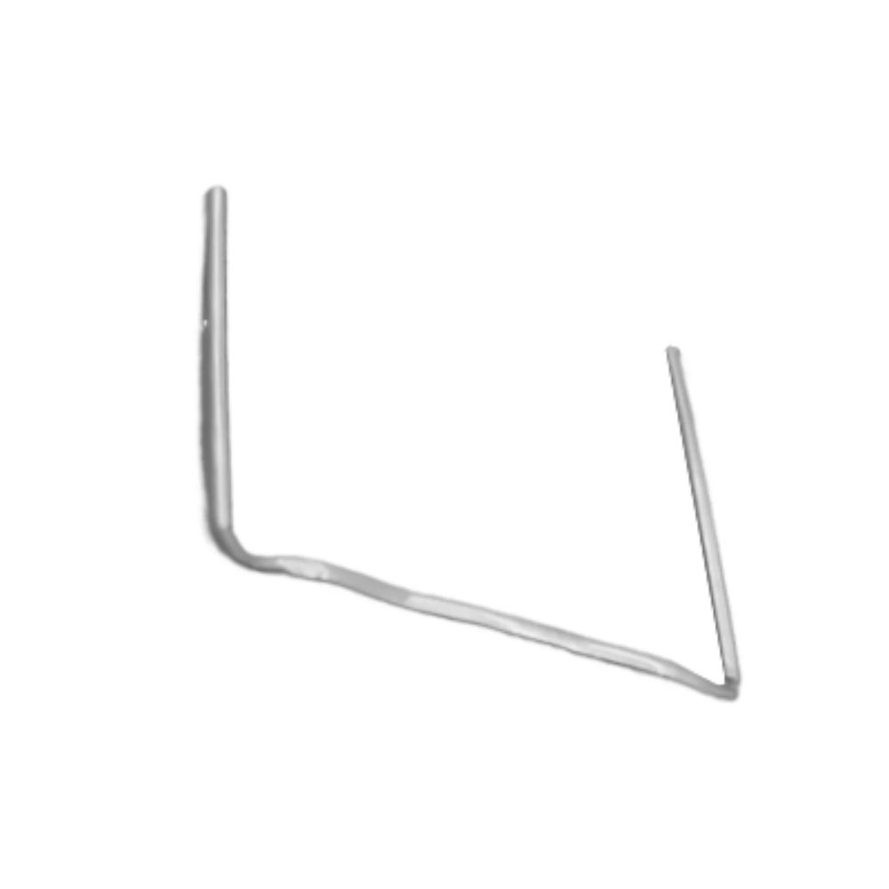 Grampo Plano Pistola para Solda Plástica 0,8mm 50 Peças Noll