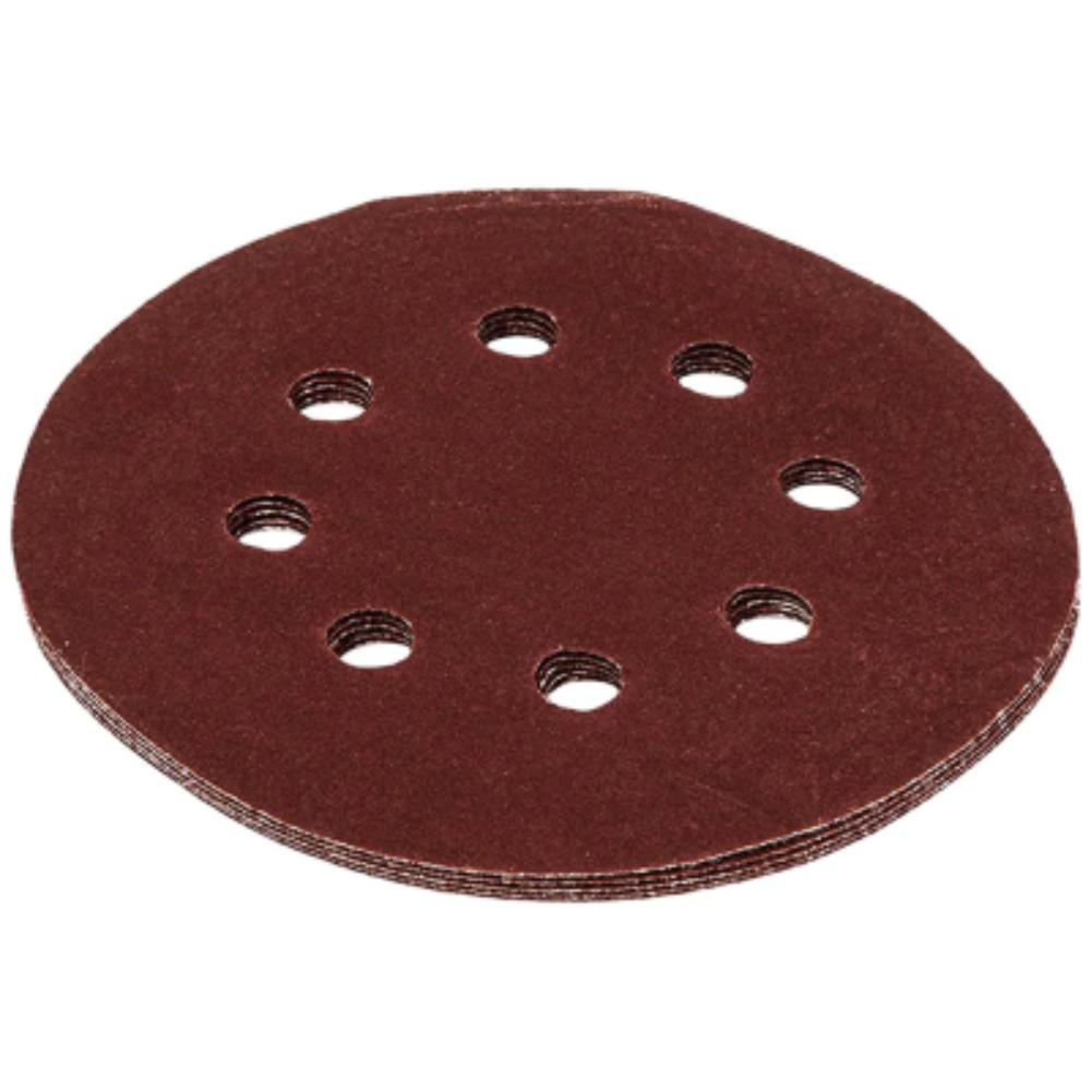 Disco de Lixa com Furo Velcro 5" Grão 100 MTX 5 Peças
