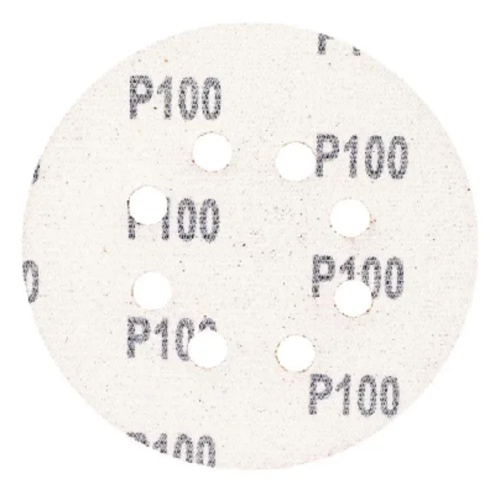 Disco de Lixa com Furo Velcro 5" Grão 100 MTX 5 Peças