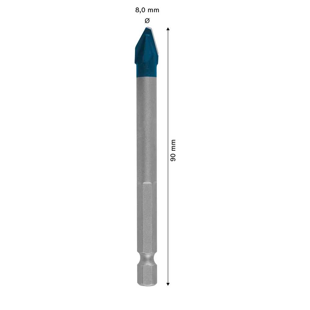 BROCA EXPERT HEX 9 HARDCERAMIC 08MM X 90 BOSCH