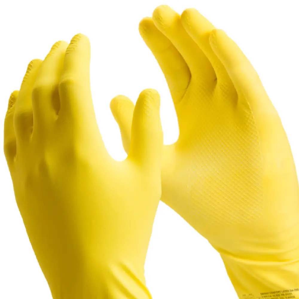 Luva Confort Látex amarelo XG CA 15532 Danny