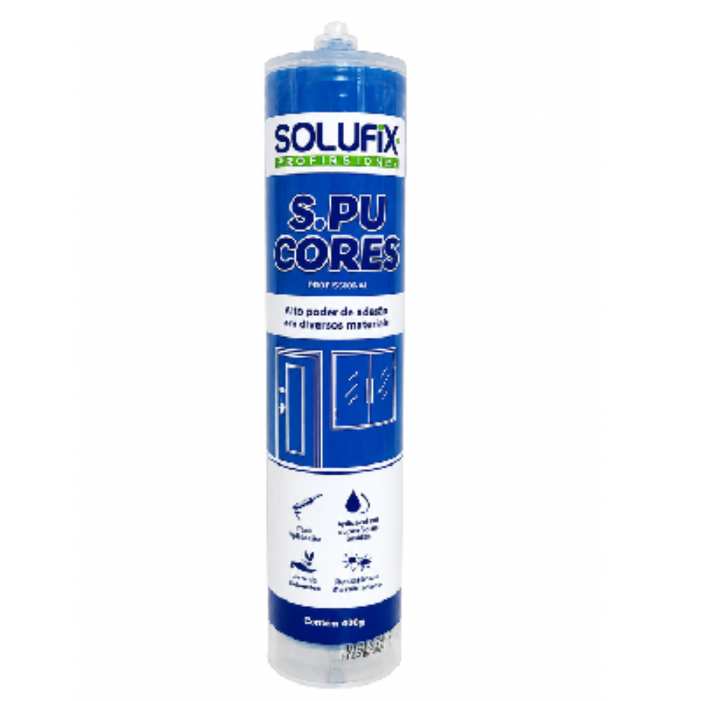 Pu Solufix Hibrido S.Pu 40r Azul 400gr