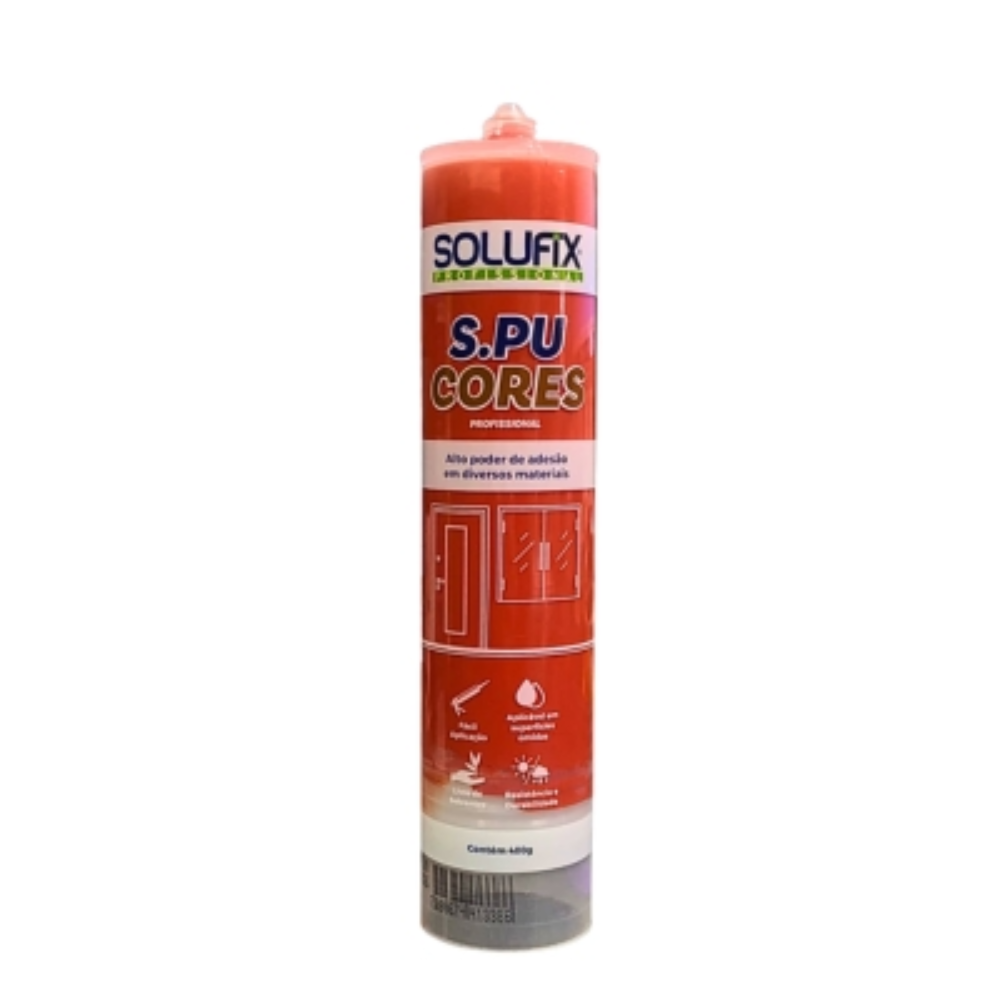 Pu Solufix Hibrido S.Pu 40r Vermelho 400gr