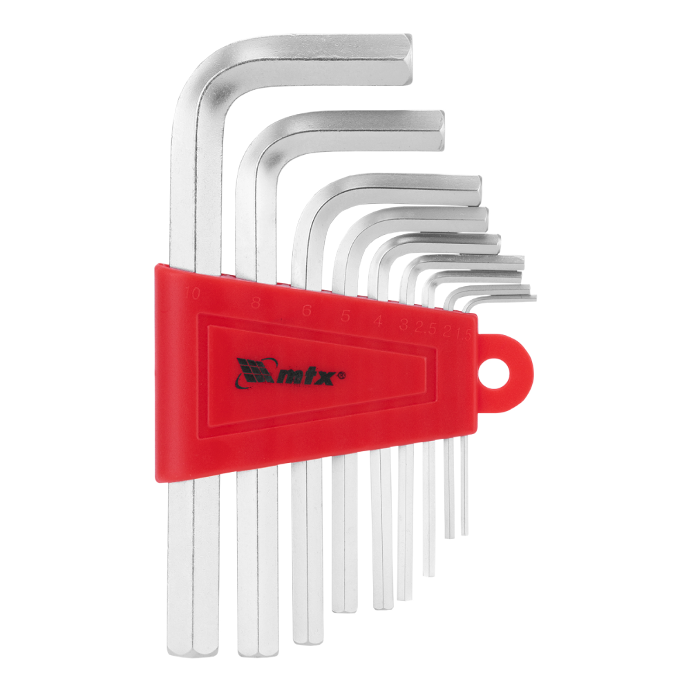 Jogo Allen 1,5 a 10mm 9 Peças MTX