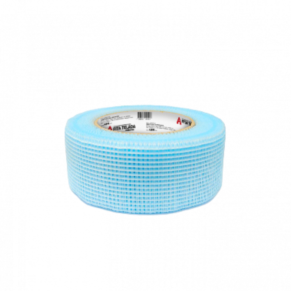 Fita Adesiva Fibra/Vidro Telada Azul 50MM X 45M Adere