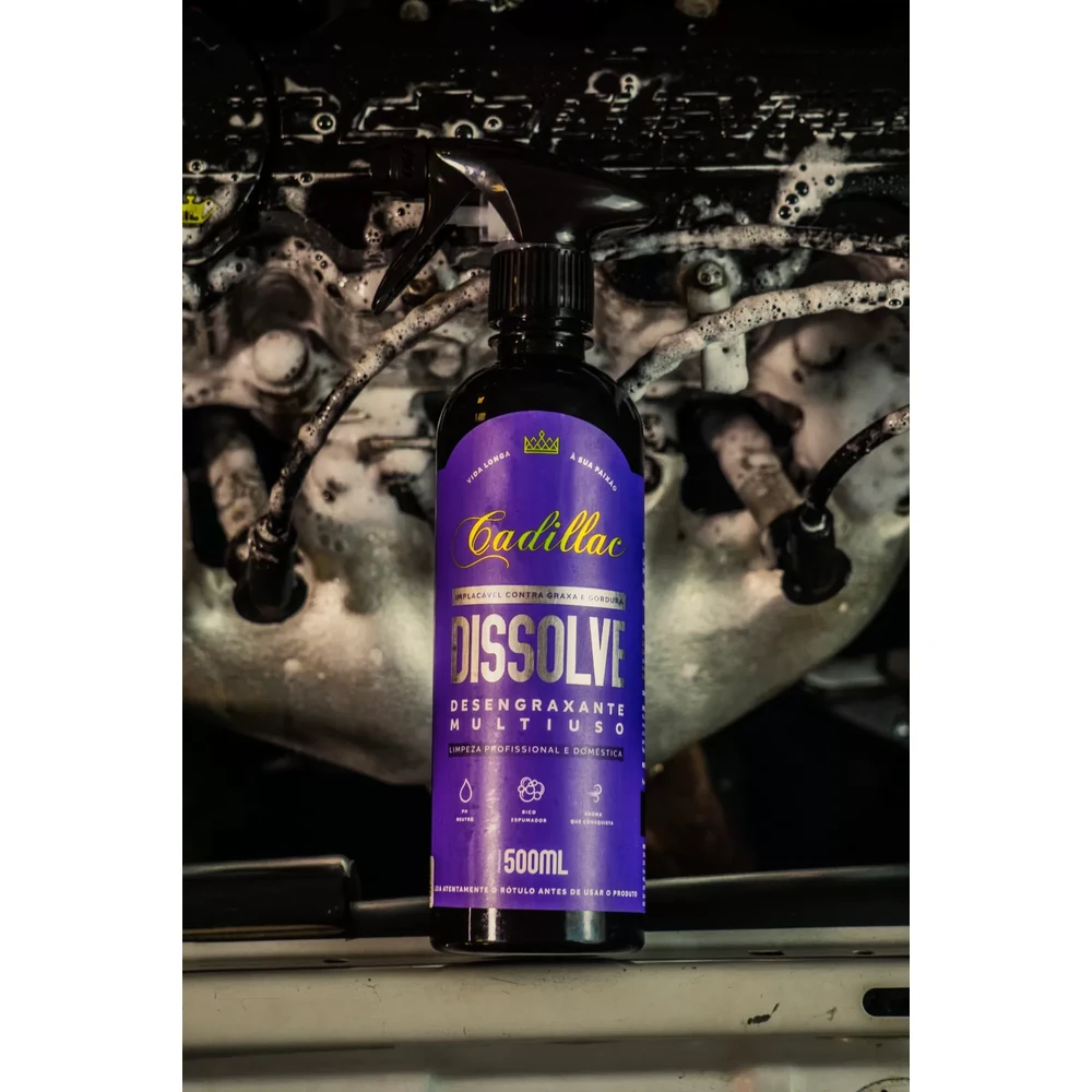 Desengraxante Dissolve p/ Limpeza Pesada 500 ml Cadillac