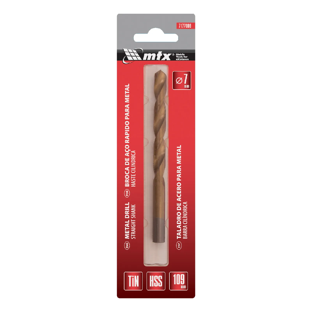 Broca MTX A/R 07,00MM Titanium 7177009