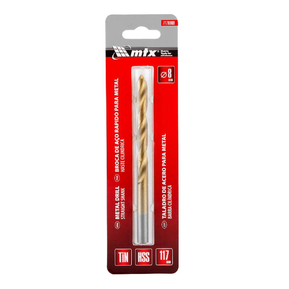 Broca MTX A/R 08,00MM Titanium 7178009