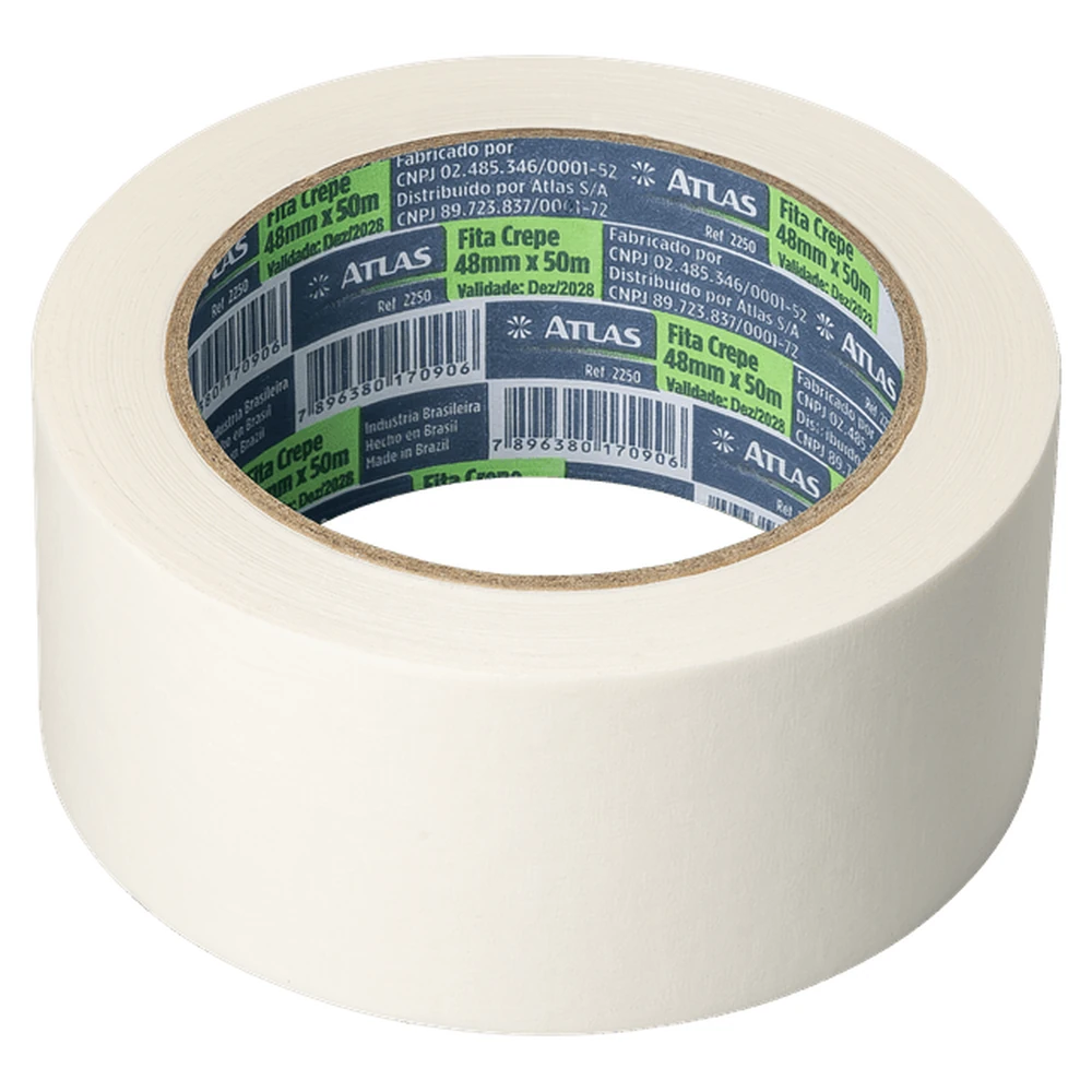 Fita Crepe 18X50M Uso Geral Atlas