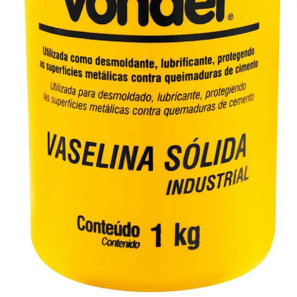 Vaselina Sólida Industrial 1kg Vonder