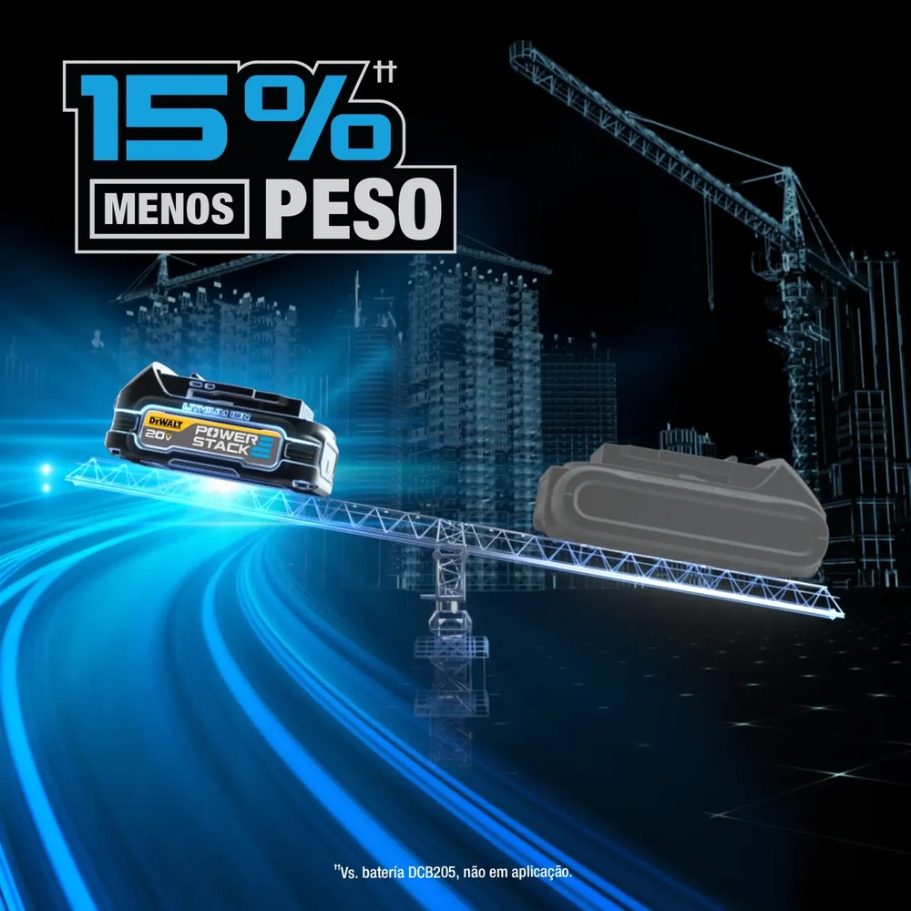 Bateria 5ah 20V POWERSTACK DCBP520 Dewalt