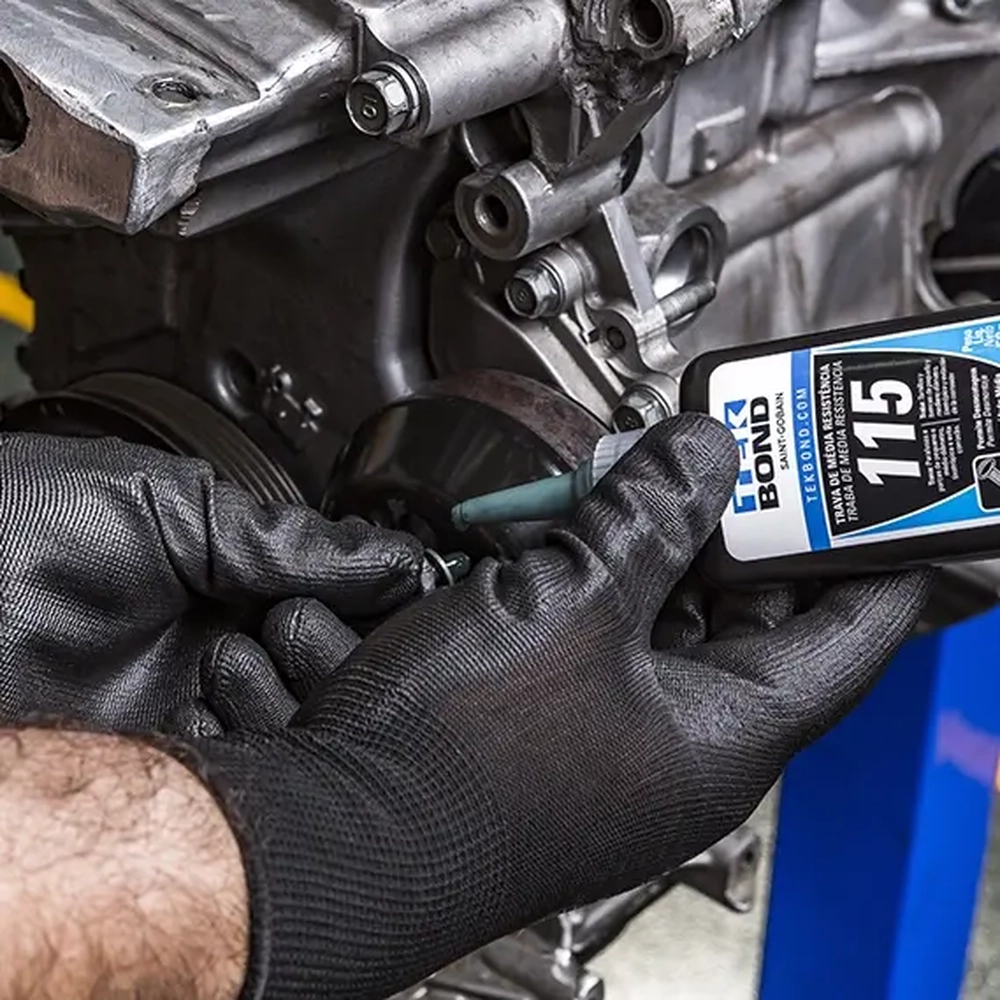 Trava Rosca Torque Médio AT 115 Azul 50g Tekbond