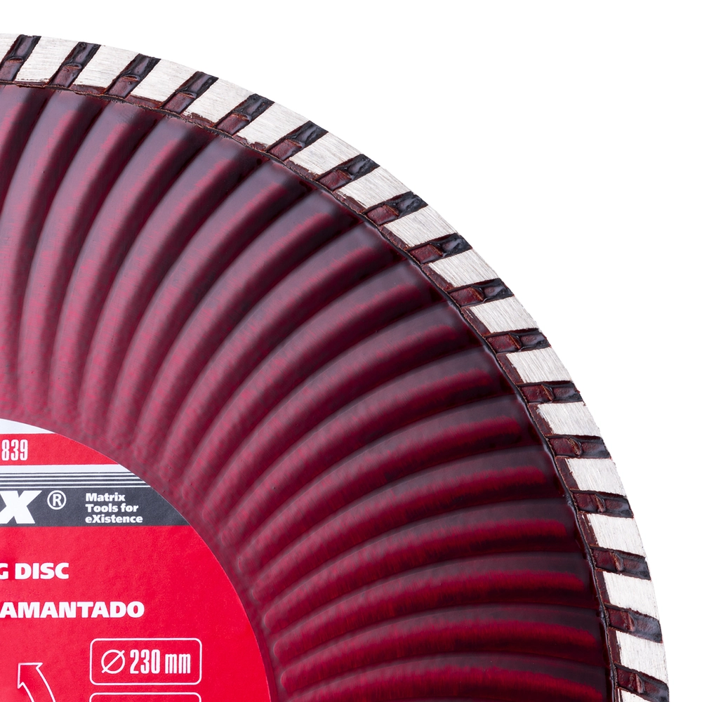 Disco Diamantado Turbo 230mm Corte Seco 731839 MTX 