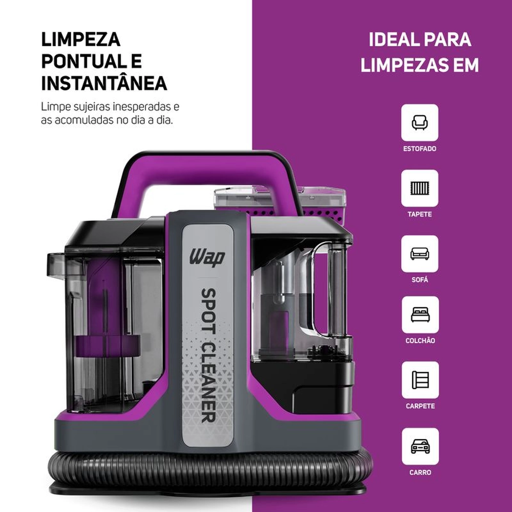 Extratora De Sujeiras Portatil Spot Cleaner W3 Wap