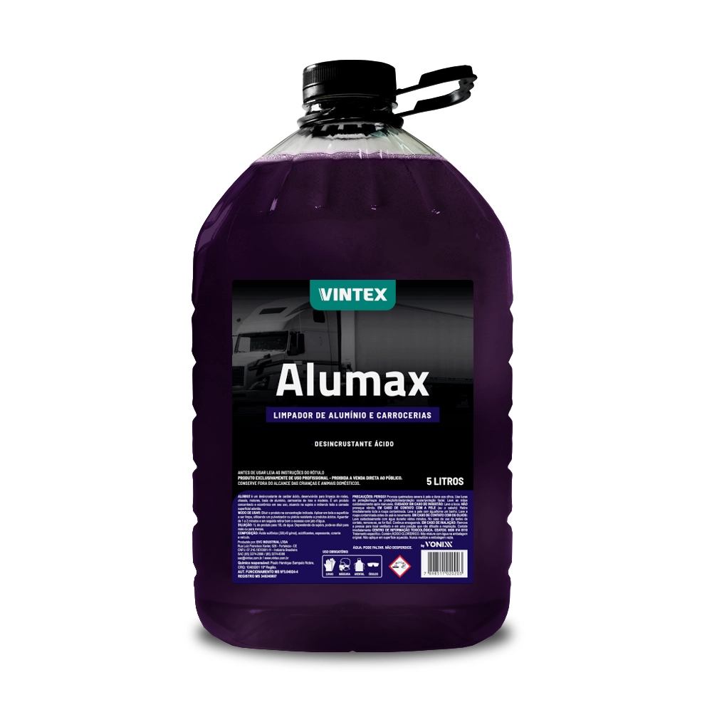 Limpador De Aluminio Alumax 5 Litros Vintex