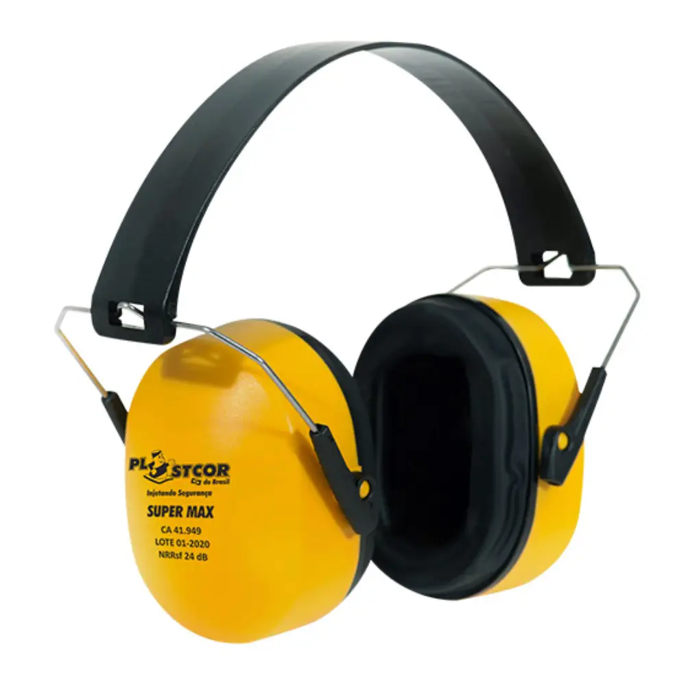 Protetor Auditivo Tipo Concha Super Max Plastcor