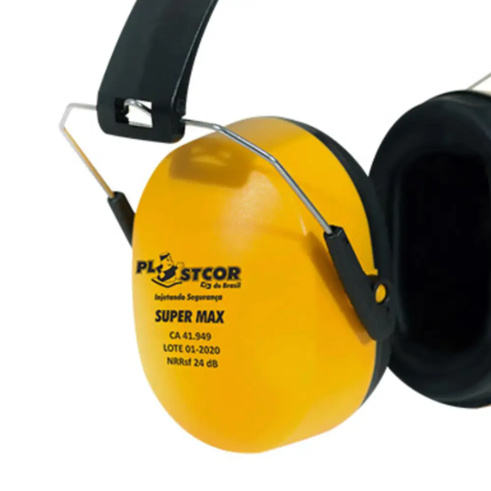 Protetor Auditivo Tipo Concha Super Max Plastcor