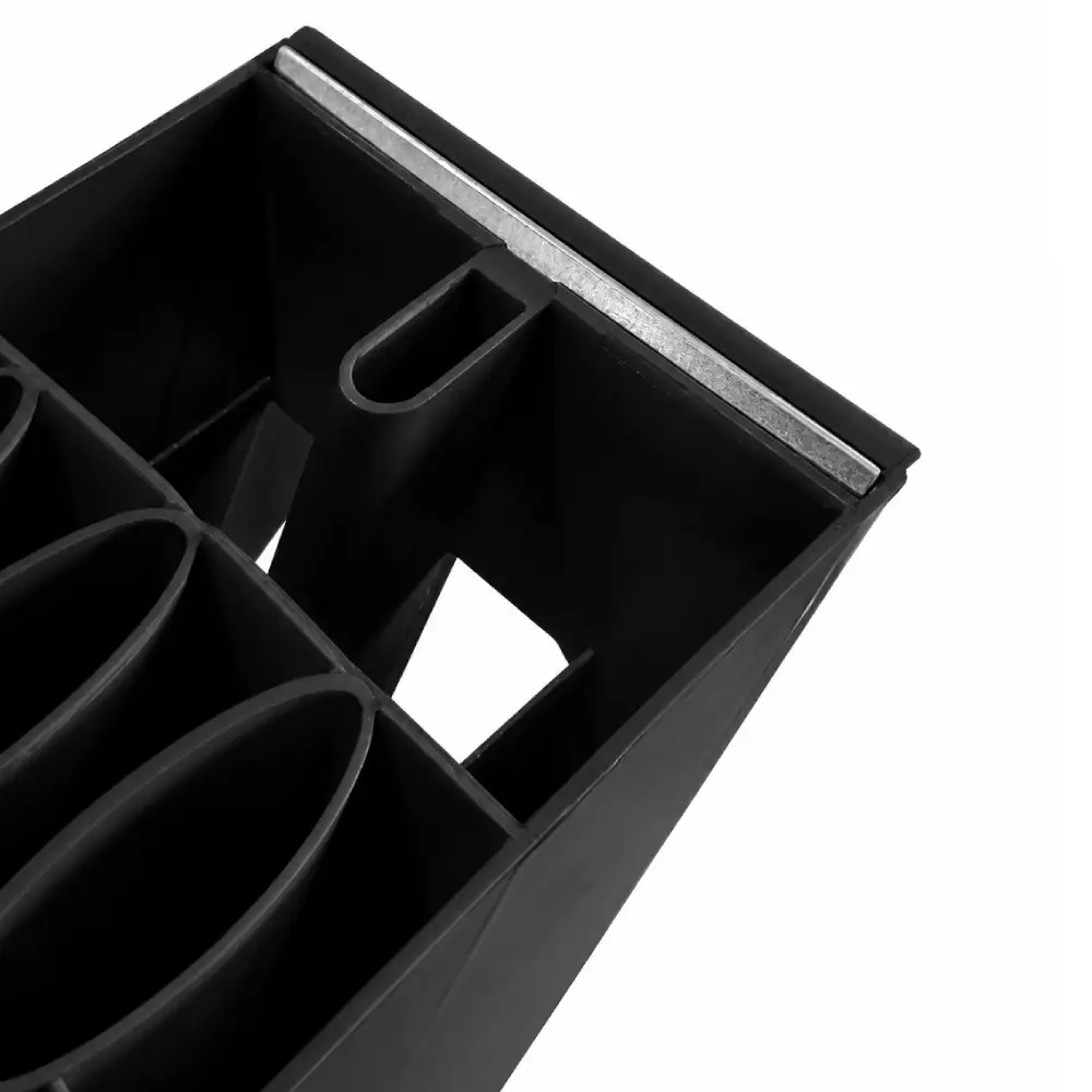 Calço de Roda em Polietileno Preto Plastcor