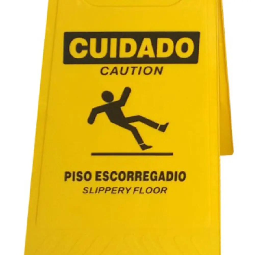 Cavalete Sinalizador Piso Escorregadio 61x30cm Plastcor