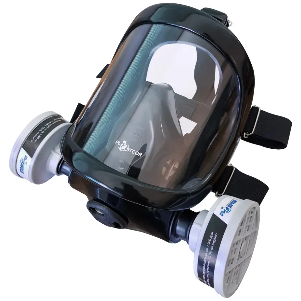 Máscara Facial Panorâmica para 2 Filtros Plastcor