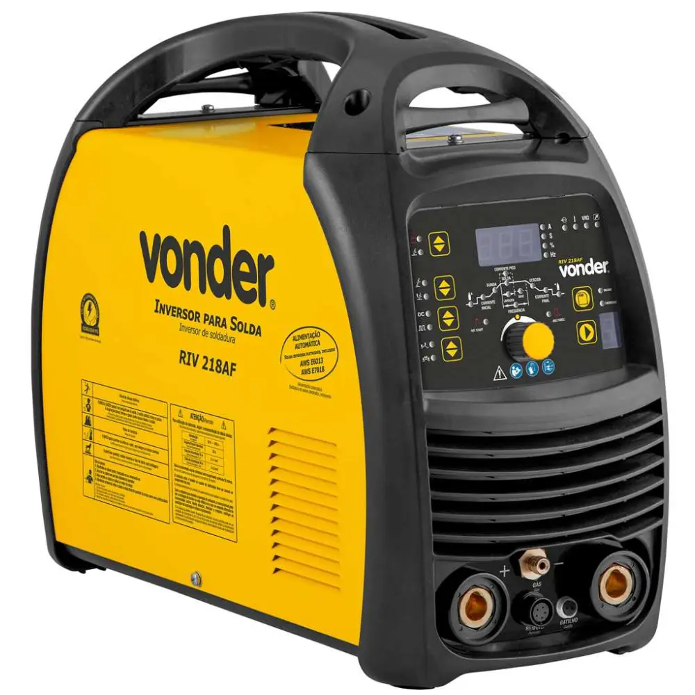 Inversor de Solda TIG/Eletrodo RIV218AF 200A Digital Vonder