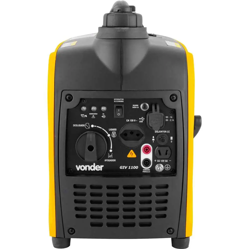 Gerador Inversor Gasolina 1100W 120V GIV 1100 Vonder