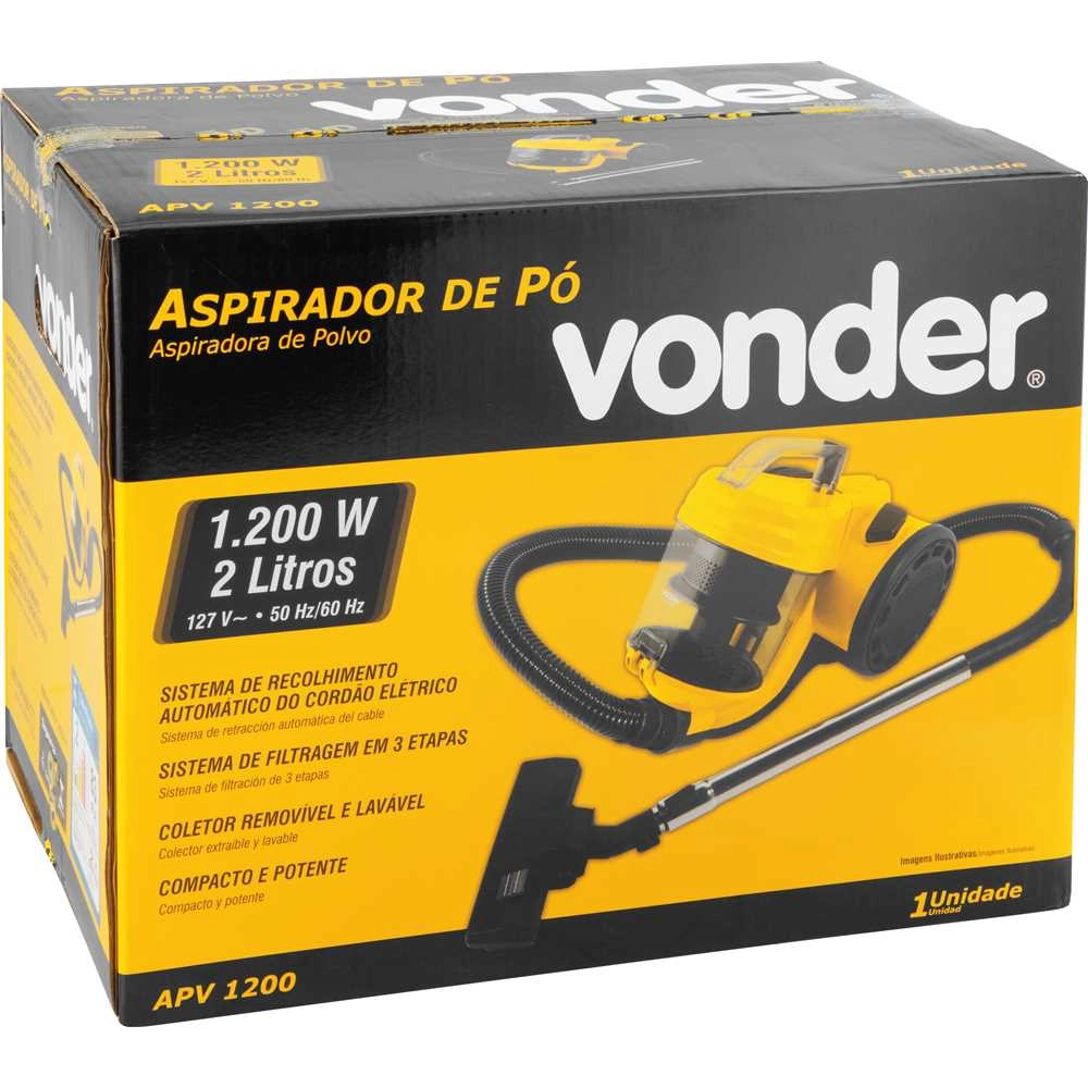 Aspirador de Pó 1200W 2L 127V APV 1200 Vonder