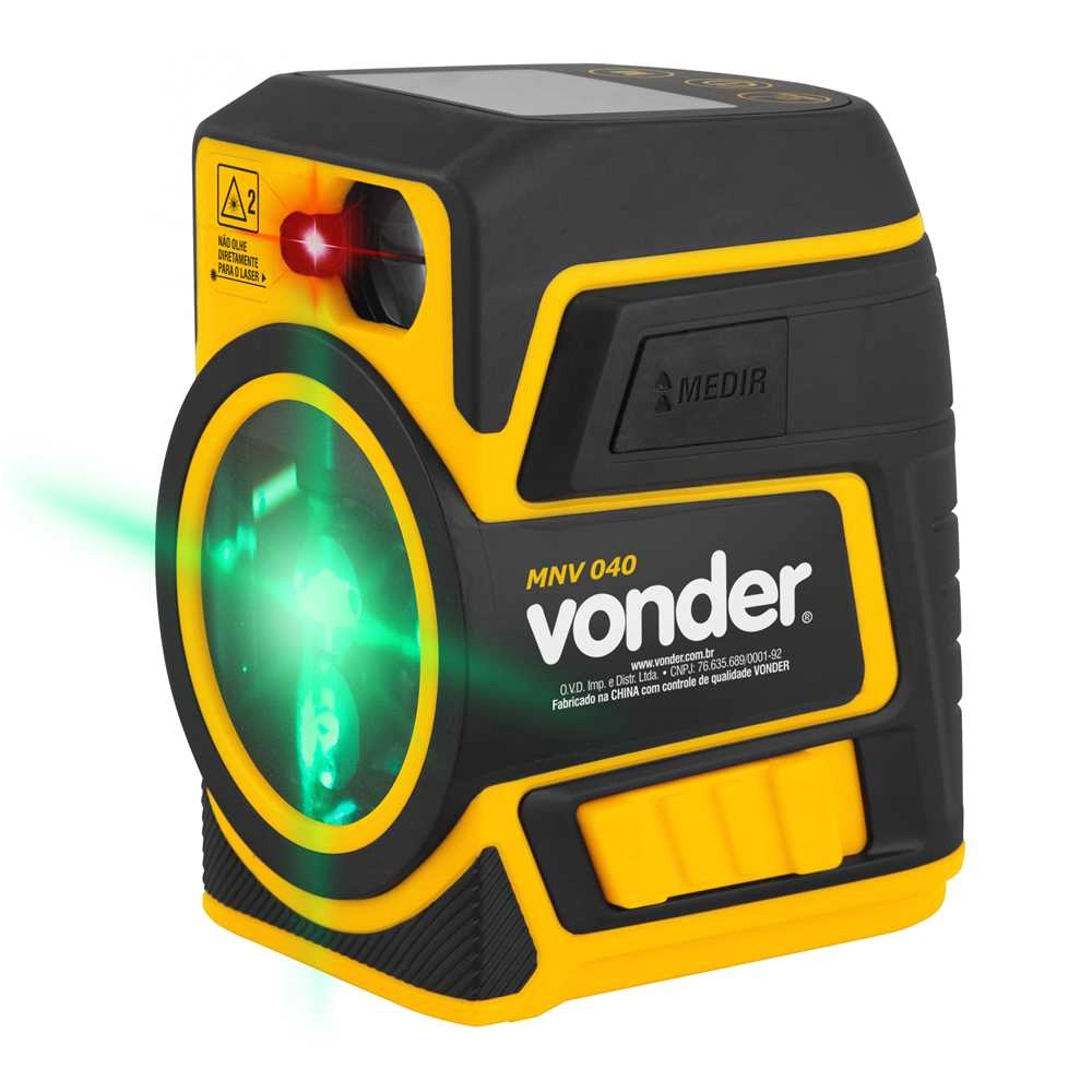 Medidor Laser 40m com Nível Verde MNV 040 Vonder