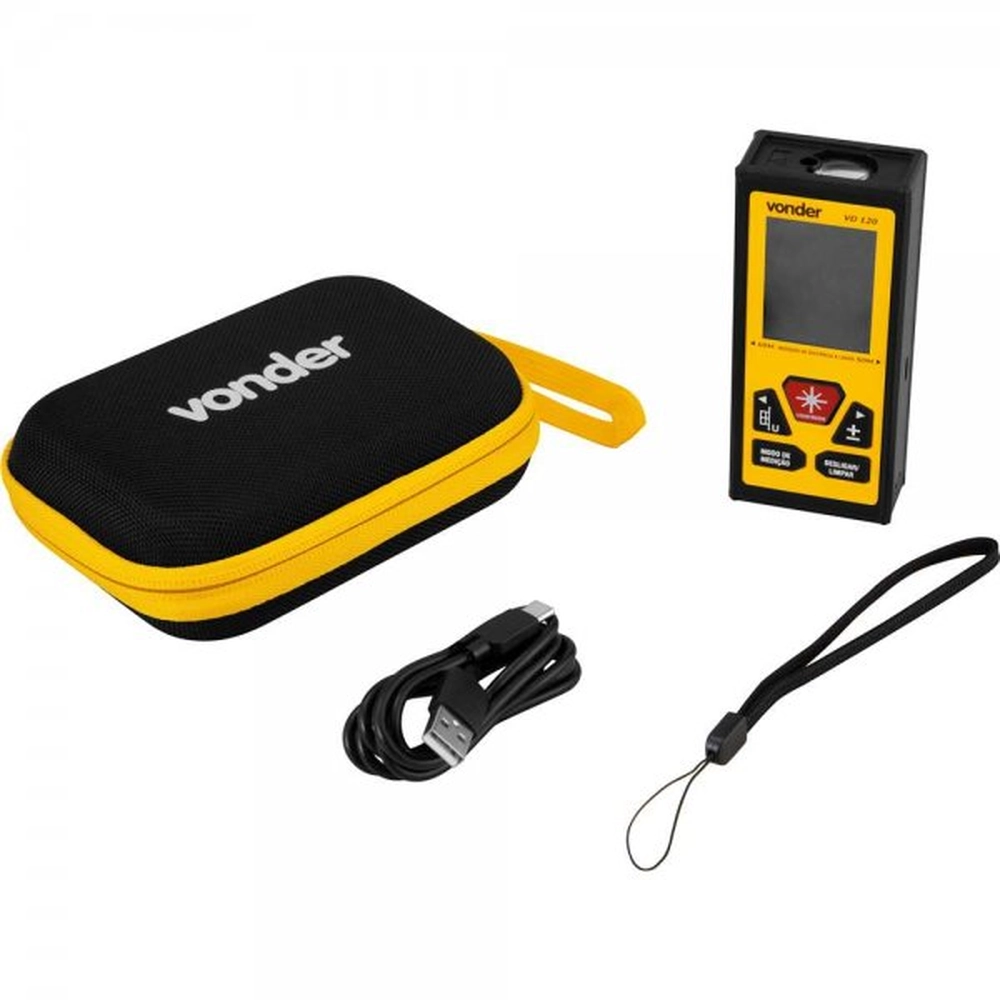 Medidor de Distância Laser 120m VD 120 Vonder