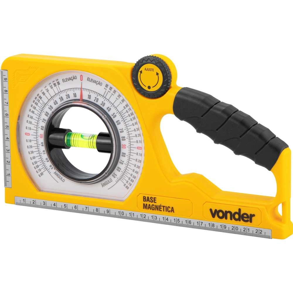 Medidor de Ângulo Magnético 230mm Analógico Vonder