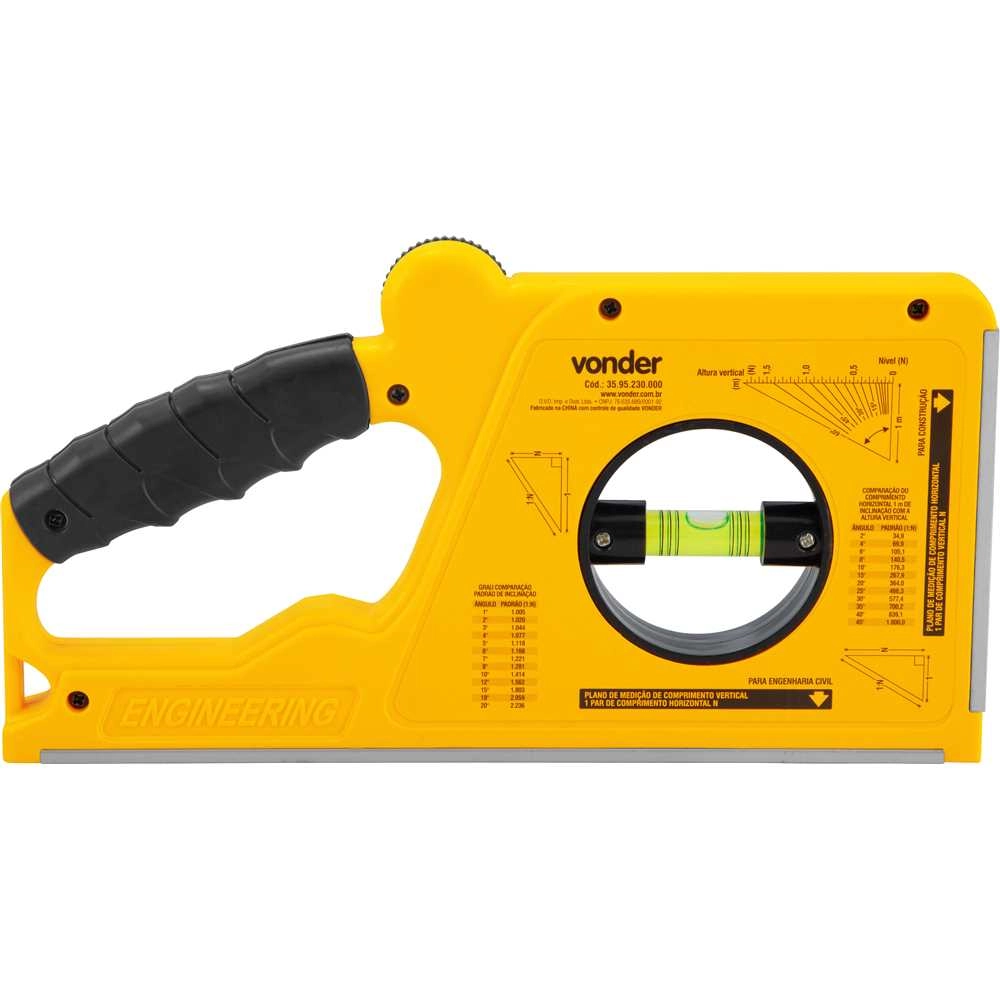 Medidor de Ângulo Magnético 230mm Analógico Vonder