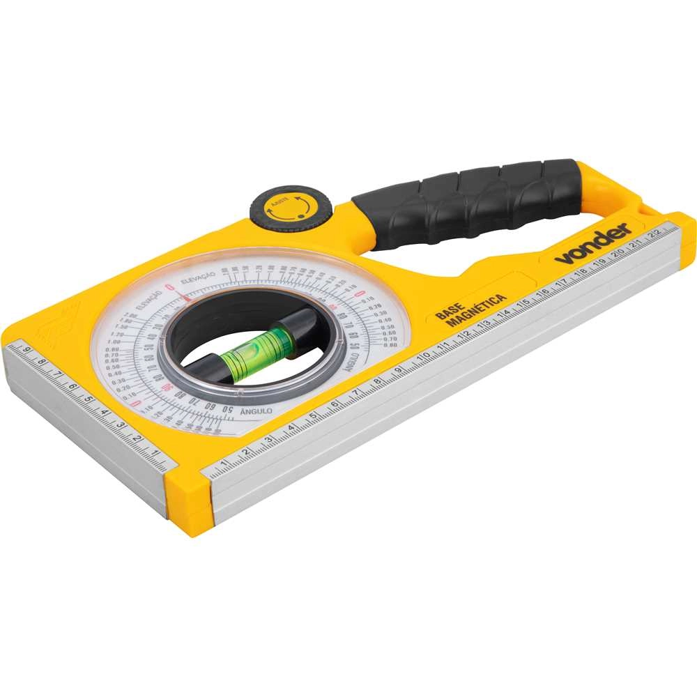 Medidor de Ângulo Magnético 230mm Analógico Vonder