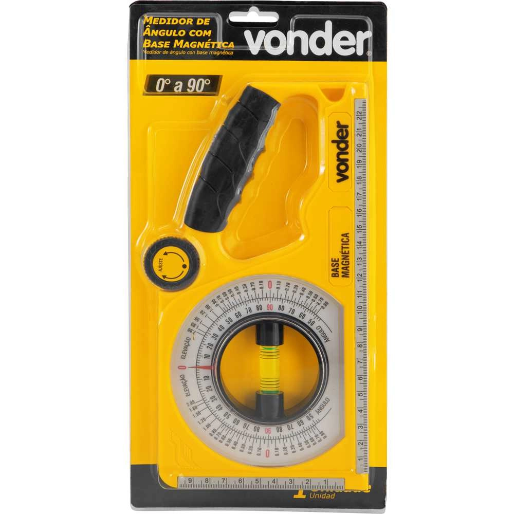 Medidor de Ângulo Magnético 230mm Analógico Vonder