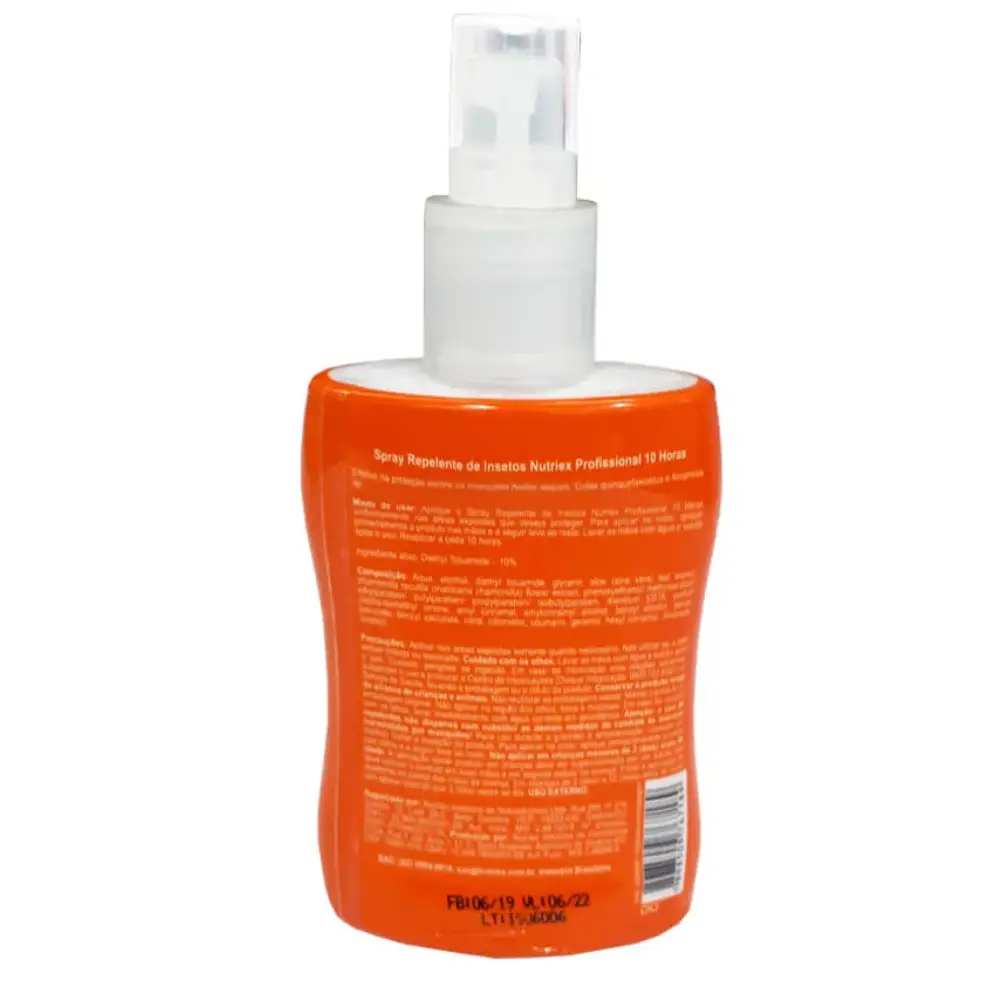 Repelente Spray Oil Free 100ml Proteção 10h Nutriex