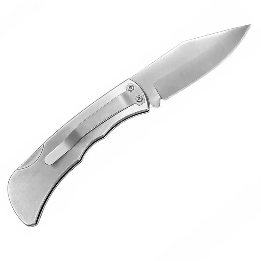 Canivete Cabo Metal Escovado 18cm BW7404 Braswei