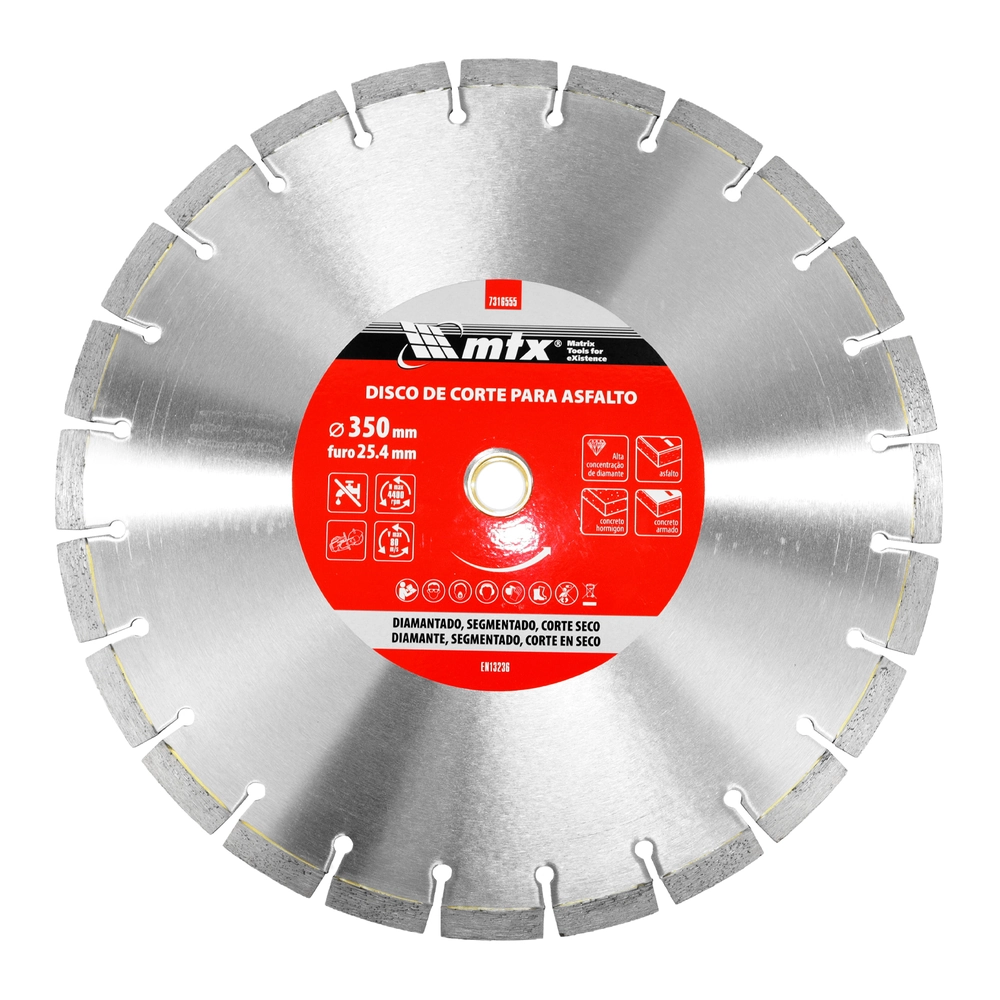 Disco Diamantado Segmentado 350mm 7316555 MTX