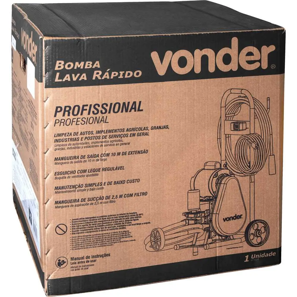 Bomba Lava-Rápido Profissional BLV 14 1CV Vonder