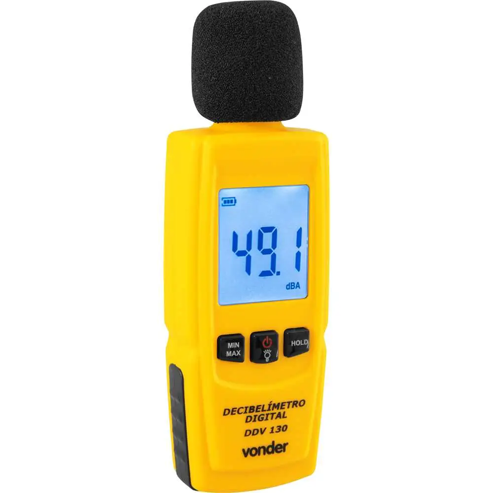Decibelímetro Digital DDV 130 30-130dB Vonder