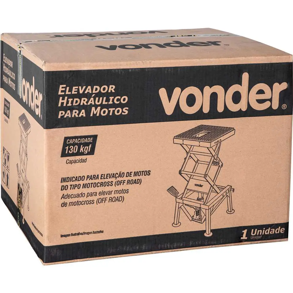 Elevador Hidráulico para Motocross 130kg Vonder