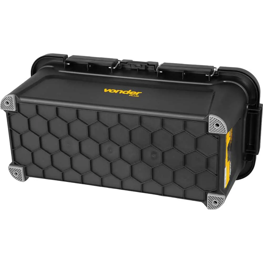 Caixa Baú Organizadora Preta 60L CBV 045 Vonder Plus