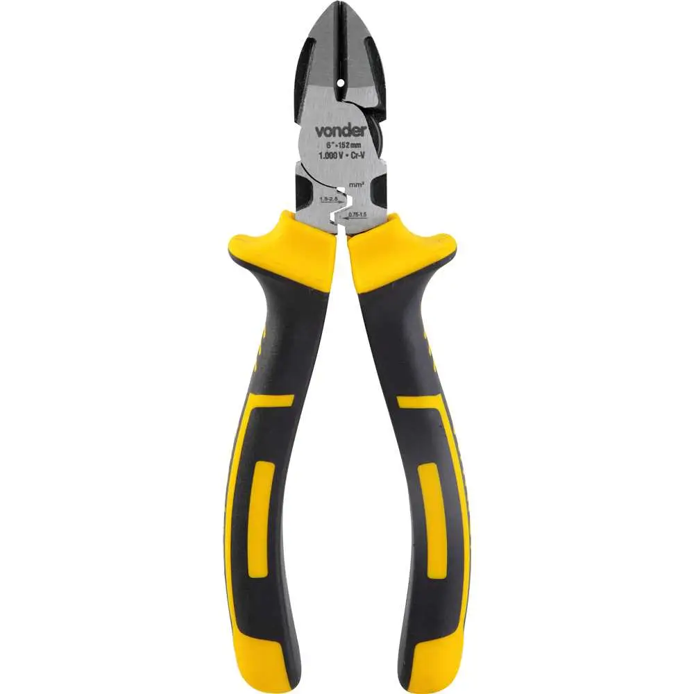 Alicate Corte Diagonal 6 pol. CRV Isolado 1000V Vonder