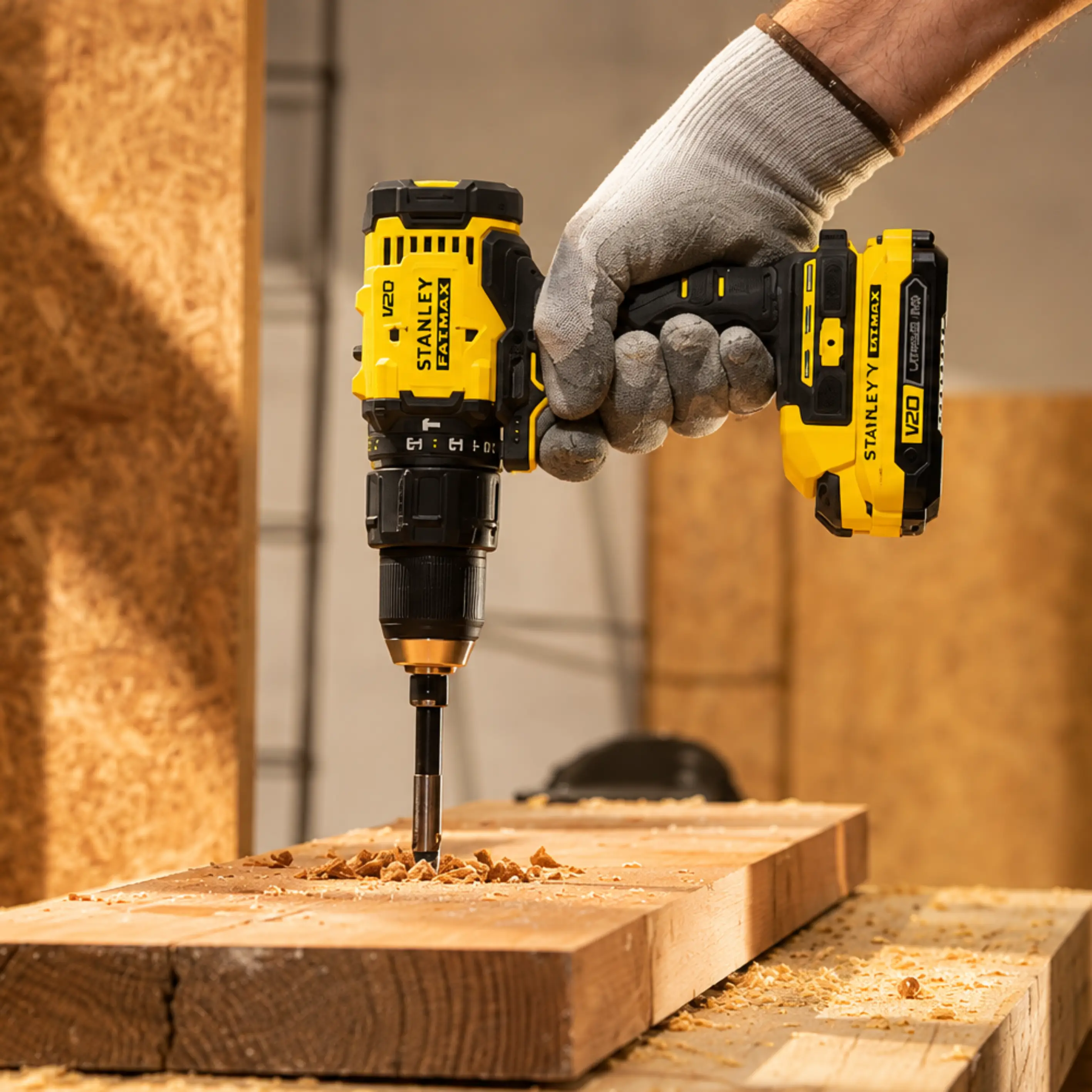 Parafusadeira Furadeira Impacto 20V SCD712D2K STANLEY